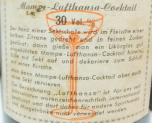 Lufthansa Cocktail Likör