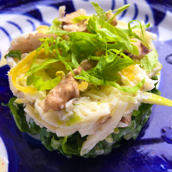 a contemporary Waldorf Salad