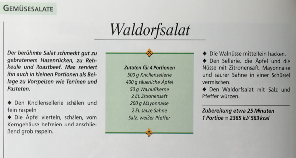 Waldorfsalat ala Barbara Rias-Bucher