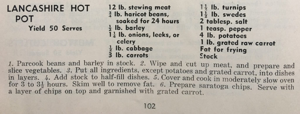 Lancashire Hot Pot